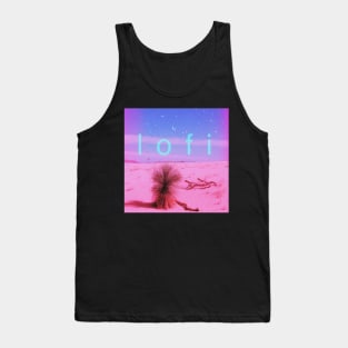 desert lofi logo Tank Top